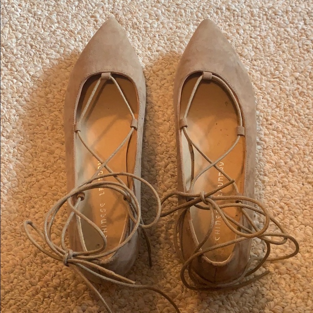 Suede Flats